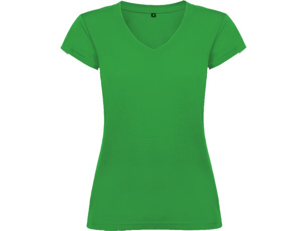 Camisetas personalizadas baratas  Roly Victoria de algodón 155 g verde tropical