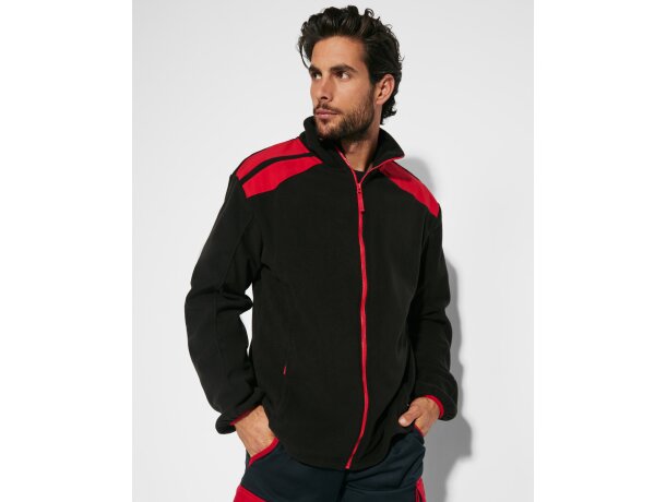 Chaqueta TERRANO Roly negro/rojo