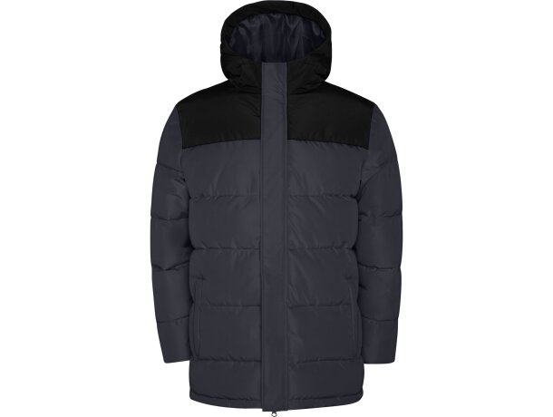 Parka acolchada Tallin Roly repelente al agua con capucha Ebano/negro detalle 24