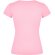 Camiseta de mujer VICTORIA con cuello V Roly rosa claro