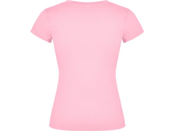 Camisetas personalizadas baratas  Roly Victoria de algodón 155 g rosa claro