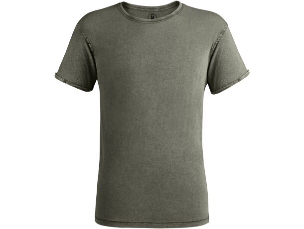 Camiseta HUSKY Roly verde militar oscuro