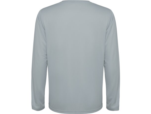 Camiseta técnica Estoril manga larga Roly poliéster reciclado Gris detalle 26
