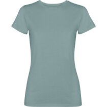 Camiseta mujer algodón efecto lavado Roly Fiyi