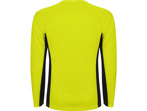 Camiseta Roly SHANGHAI T/S amarillo fluor/negro