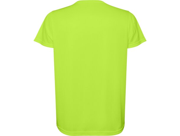 Camiseta Estoril Verde fluor detalle 22