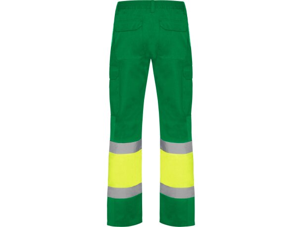 Pantalon invierno SOAN Roly de alta visibilidad verde jardín/amarillo flúor