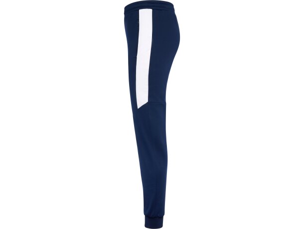 Pantalón deportivo Roly Urus en poliéster piqué perchado stretch Marino detalle 10