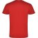 Camiseta manga corta de roly cuello V SAMOYEDO rojo