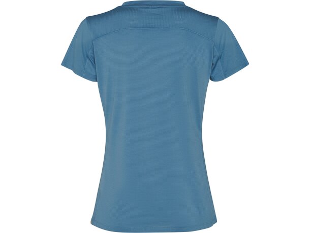Camiseta técnica transpirable Slam Woman Roly de poliéster Azul tormenta detalle 18