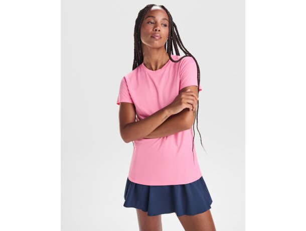 Camiseta Estoril Woman Blanco detalle 4