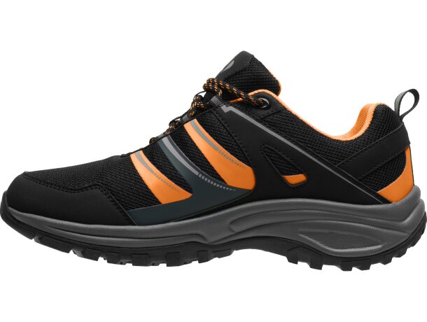 Zapatilla trekking MARC Roly negro/naranja fluor