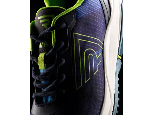 Zapato laboral Vitinja Roly S1PS ESD con puntera fibra vidrio Aguamarina detalle 1