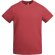 Camiseta Gruesa De Hombre En Manga Corta De Algodón VEZA Roly rojo crisantemo