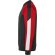 Chaqueta deportiva Gladius Roly bicolor con cremallera Rojo/negro detalle 23