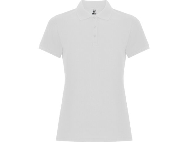 Polo PEGASO WOMAN PREMIUM Roly blanco