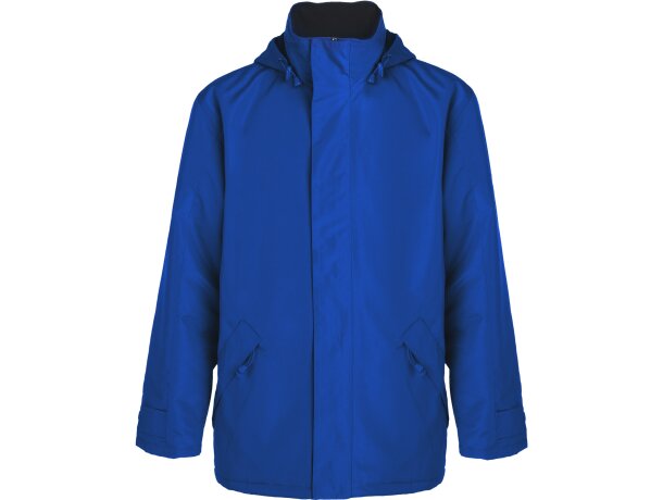 Parka de hombre larga azul