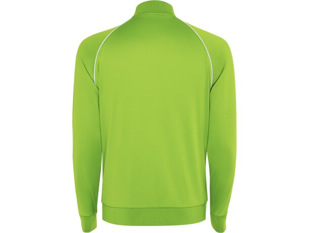 Chaqueta deportiva Valier Roly con cremallera y vivo reflectante Verde fluor detalle 22
