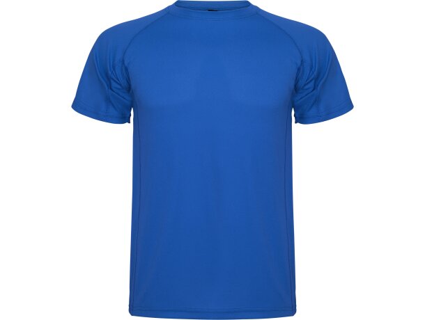 Camiseta técnica Montecarlo manga corta unisex Roly 135 gr detalle 3