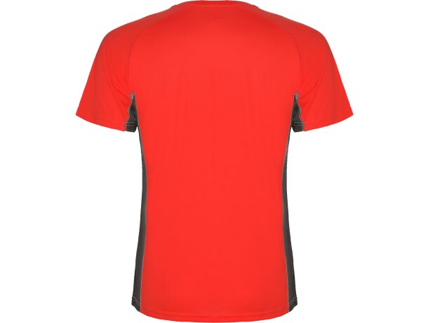 Camiseta SHANGHAI Roly rojo/plomo oscuro