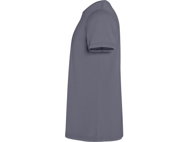 Camiseta Corgi Roly de algodón peinado 180 g para hombre Gris cielo lavado detalle 15