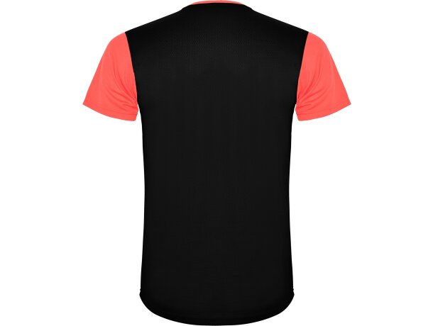 Camiseta DETROIT Roly coral fluor/negro