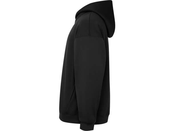 Sudadera con capucha Otto Roly para merchandising corporativo Negro detalle 13