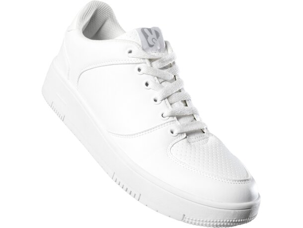 Zapatilla deportiva Baylor blanca unisex con plantilla foamizada Blanco detalle 3