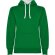 Sudadera URBAN WOMAN Roly con capucha verde kelly/blanco