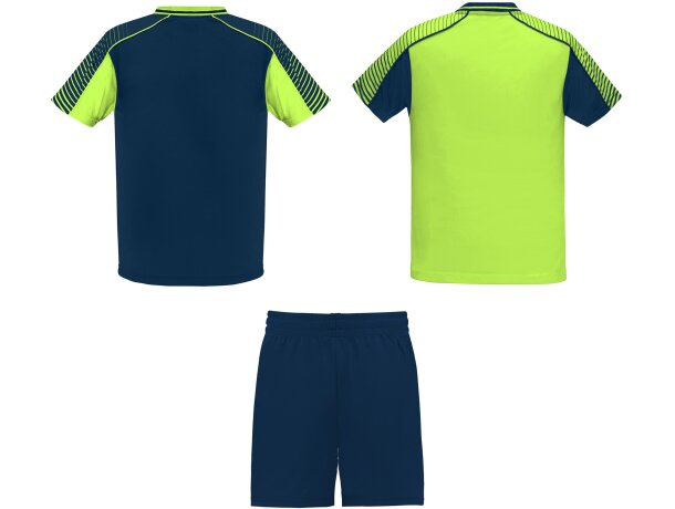 Conjunto deportivo JUVE Roly verde fluor/marino