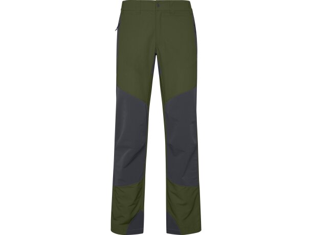Pantalón trekking Bonati Roly poliamida con refuerzos elásticos Verde militar/plomo oscuro detalle 8