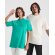 Camiseta oversize Bull de algodón pesado Roly Blanco detalle 2