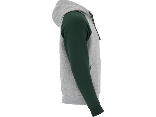 Sudadera BADET Roly gris vigore/verde botella