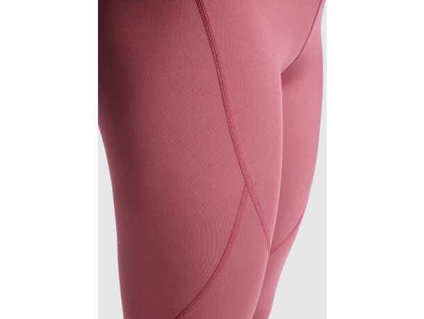 Leggings deportivos Norton de poliéster reciclado con cintura Negro detalle 1