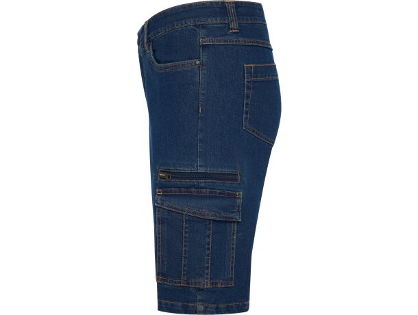 Bermuda Nivus vaquero multibolsillos Roly workwear Vaquero detalle 6