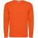 Camiseta técnica Estoril manga larga Roly poliéster reciclado Naranja fuego detalle 21