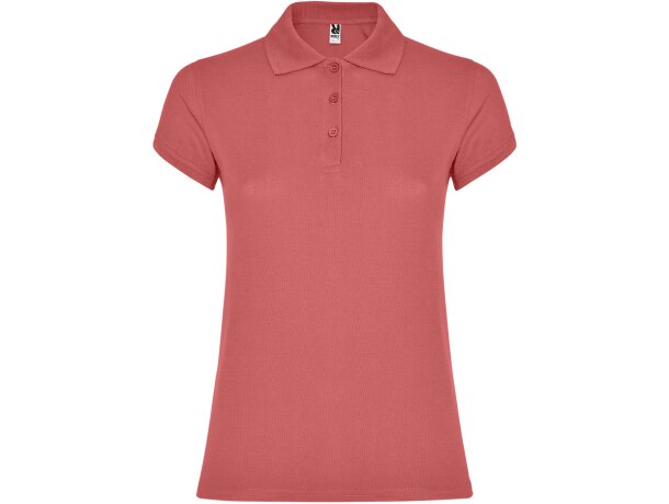 Polo STAR WOMAN Roly rojo crisantemo