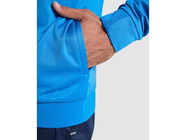 Chaqueta deportiva Valier Roly con cremallera y vivo reflectante Negro detalle 2