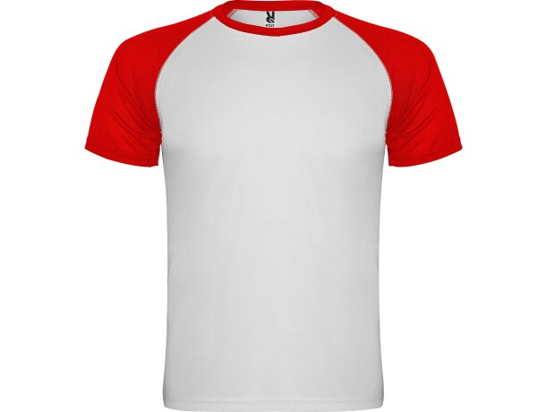 Camiseta INDIANAPOLIS Roly blanco/rojo