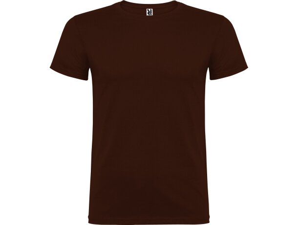 Camisetas impresas para adultos Roly Beagle 155g chocolate