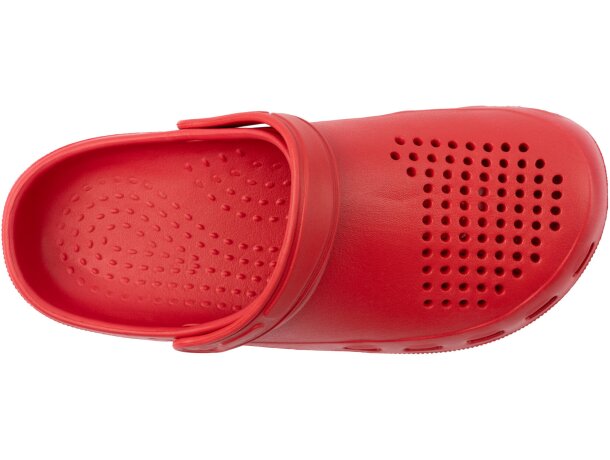 Zueco Eva Dan Roly con tira de sujeción ajustable Rojo detalle 29