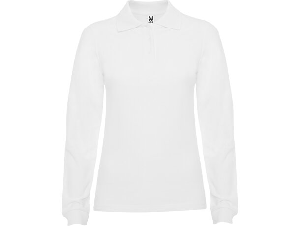 Polo Roly ESTRELLA Woman L/S blanco