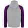 Sudadera BADET Roly gris vigore/purpura