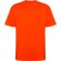 Camiseta oversize Bull de algodón pesado Roly Naranja fuego detalle 49