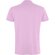 Polo Roly WOS manga corta tejido piqué stretch unisex Rosa claro detalle 46