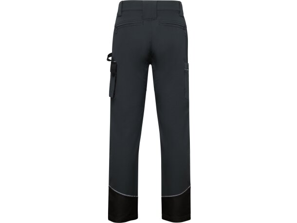 Pantalón trabajo Wall negro con rodilleras reforzadas Roly Plomo oscuro detalle 11