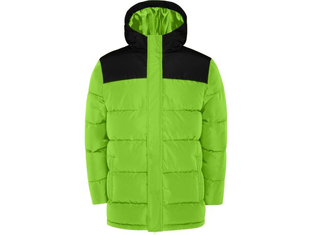 Parka acolchada Tallin Roly repelente al agua con capucha Lima/negro detalle 16
