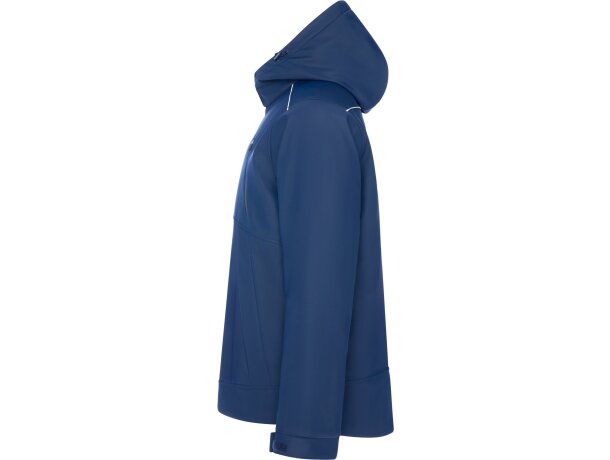 Parka técnica Emin Roly impermeable transpirable unisex Marino detalle 11