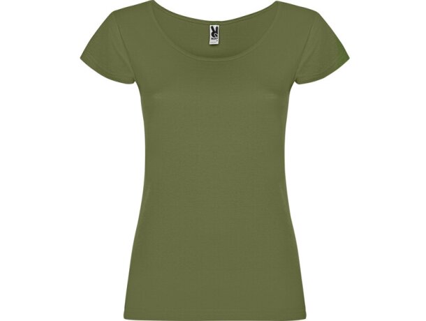Camiseta Roly Guadalupe publicitaria algodón ajustada mujer detalle 4