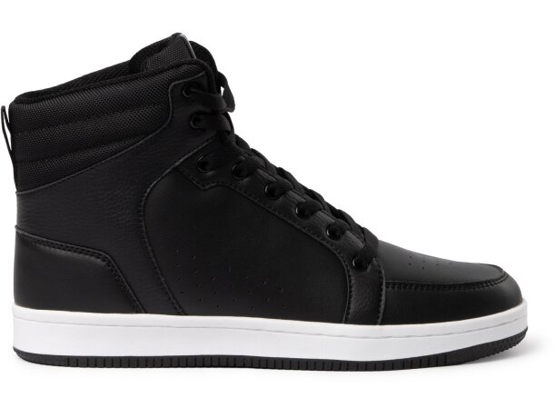 Zapatilla Space blanca Roly con plantilla foamizada confort Negro detalle 14